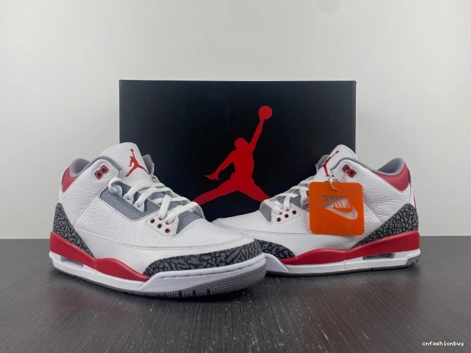 DN3707-160 Red OG Jordan 3 Air Fire 0710